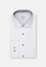 Regular Chemise d'affaires Uni in Blanc |  Seidensticker Onlineshop