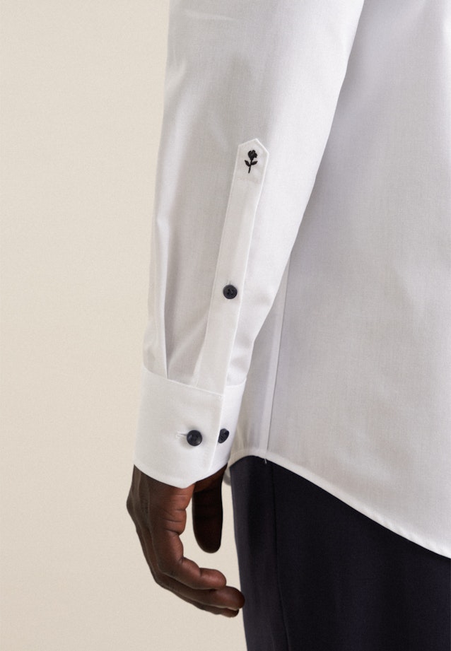 Regular Business Hemd Uni in Weiß |  Seidensticker Onlineshop