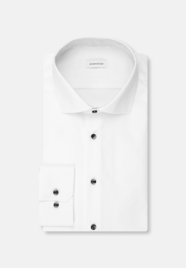 Regular Business Hemd Uni in Weiß |  Seidensticker Onlineshop