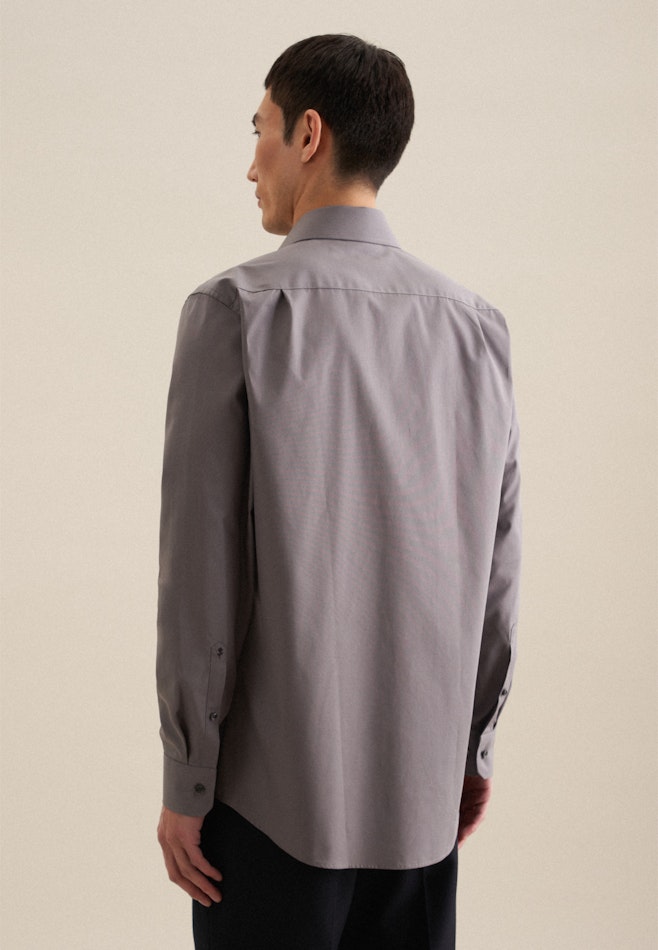 Regular Business Hemd Uni in Grau | Seidensticker Onlineshop