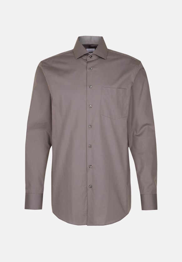 Regular Business Hemd Uni in Grau |  Seidensticker Onlineshop