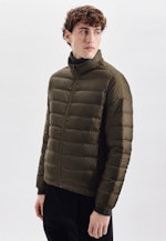 Veste en duvet Col Montant in Vert |  Seidensticker Onlineshop