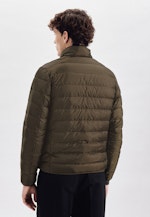 Veste en duvet Col Montant in Vert |  Seidensticker Onlineshop