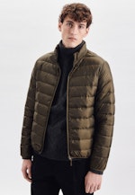 Veste en duvet Col Montant in Vert |  Seidensticker Onlineshop