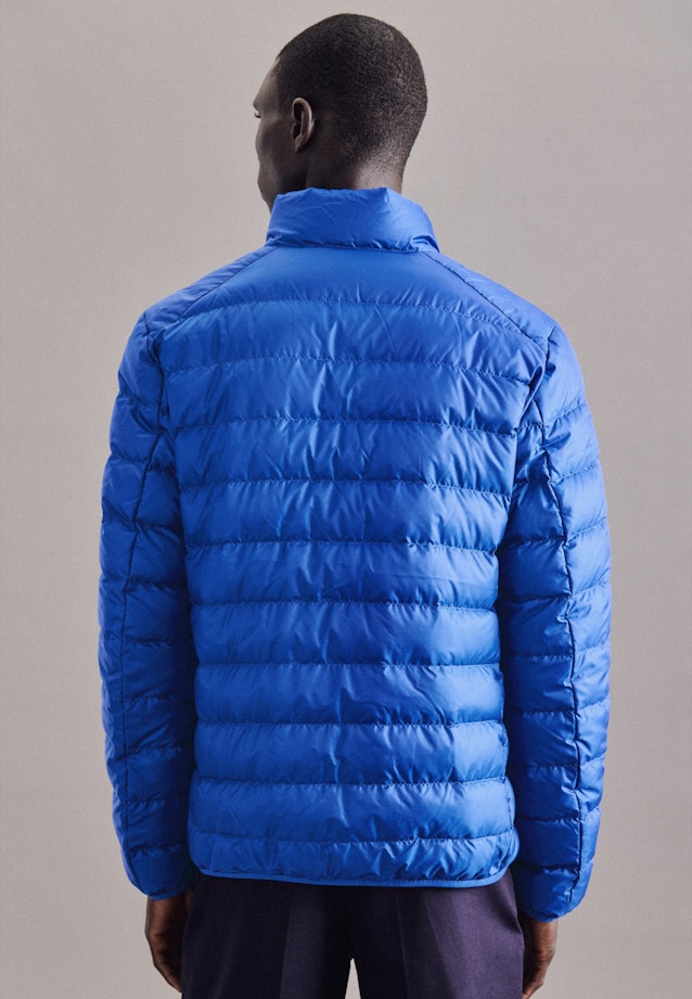 Stand-Up Collar Down jacket in Medium Blue | Seidensticker Onlineshop