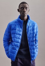 Veste en duvet Col Montant in Bleu Moyen |  Seidensticker Onlineshop