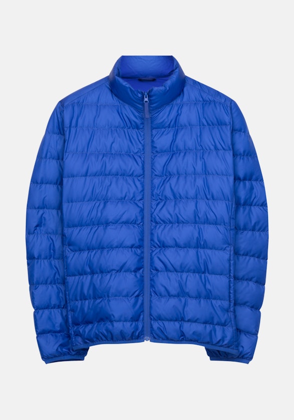 Stand-Up Collar Down jacket in Medium Blue |  Seidensticker Onlineshop