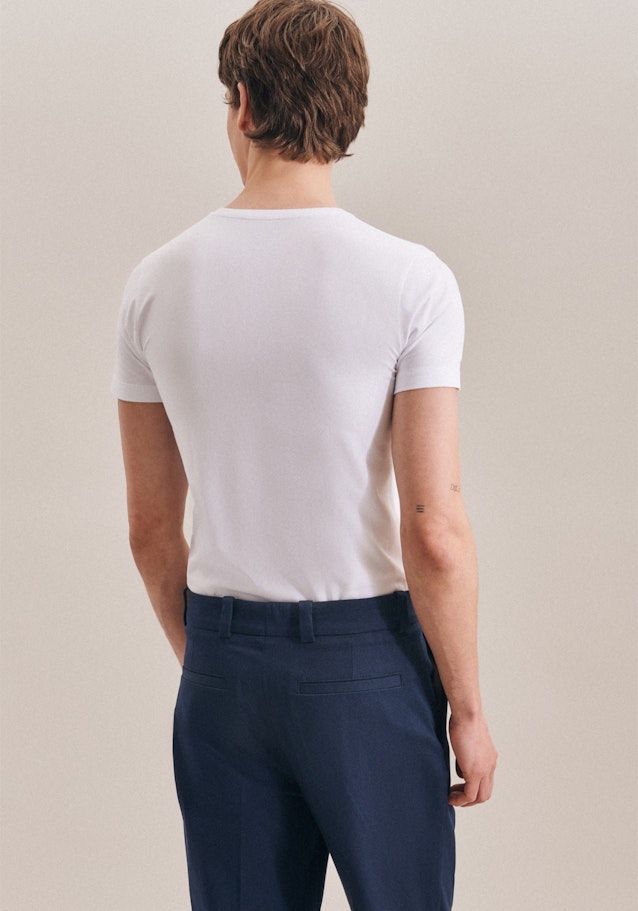 Set Van 2 Ronde Hals T-Shirt in Wit |  Seidensticker Onlineshop