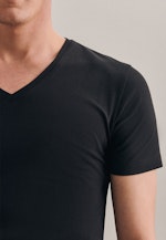 T-Shirt Uni in Schwarz |  Seidensticker Onlineshop