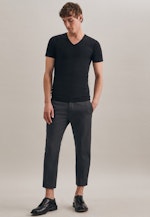 T-Shirt Uni in Schwarz |  Seidensticker Onlineshop