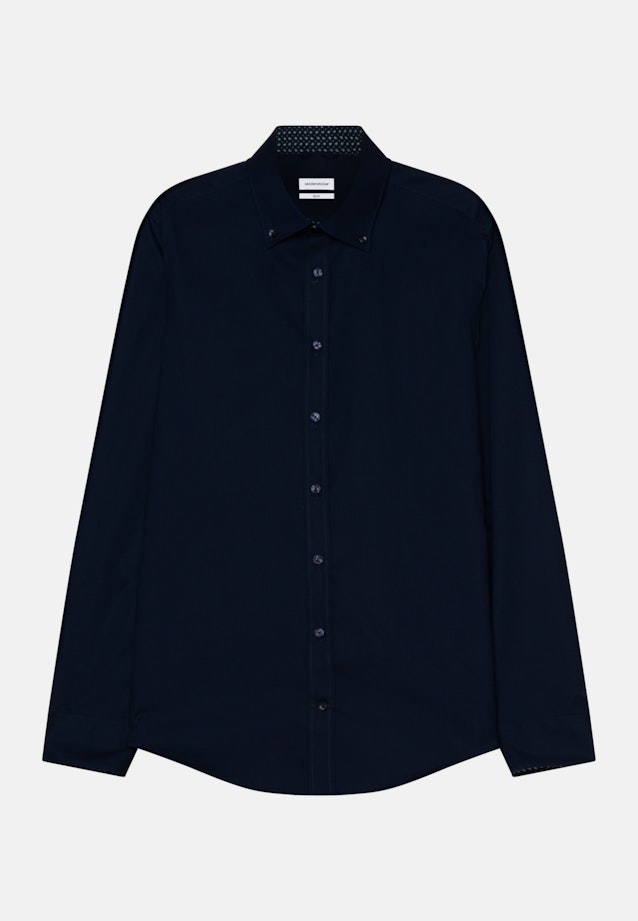 Slim Chemise d'affaires Uni in Bleu Foncé |  Seidensticker Onlineshop