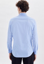 Slim Business Hemd Uni in Mittelblau |  Seidensticker Onlineshop