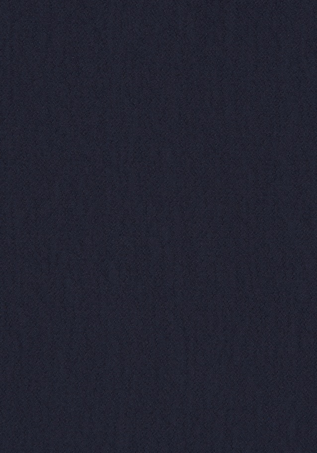 Lange mouwen Krepp Shirtblouse in Donkerblauw |  Seidensticker Onlineshop