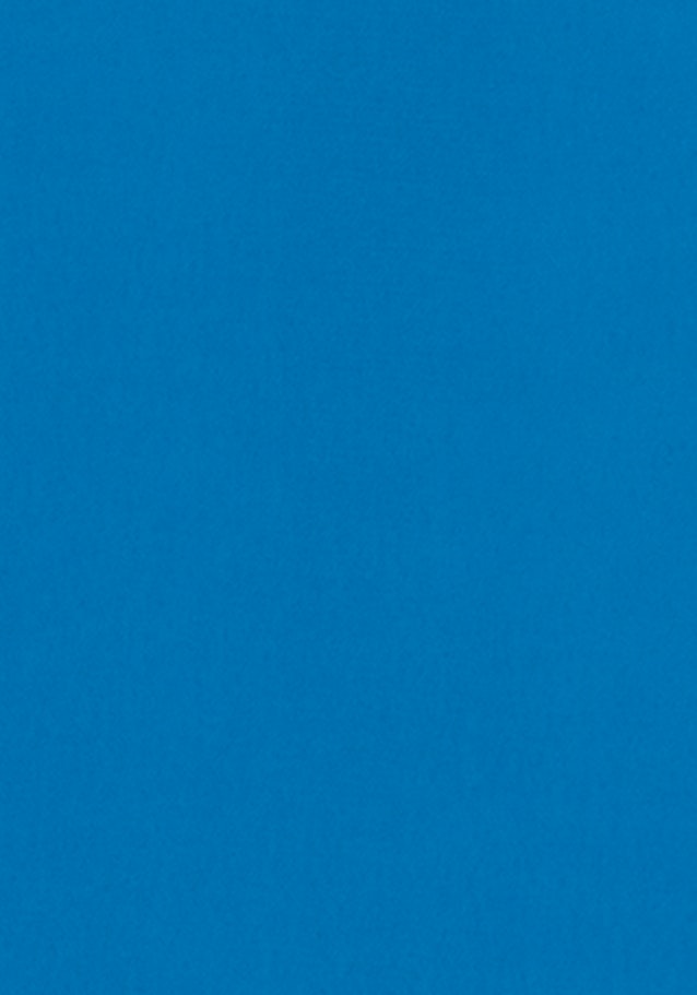 Kragen Hemdbluse Regular in Mittelblau |  Seidensticker Onlineshop