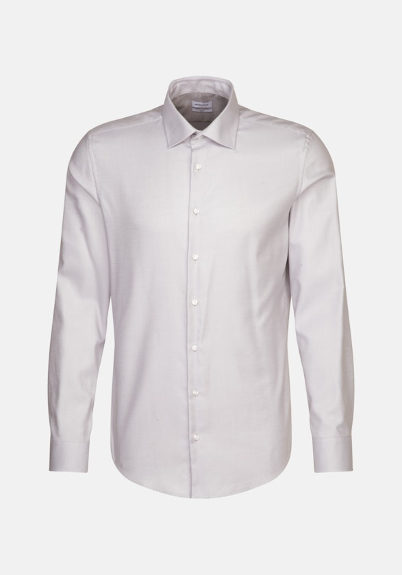 Slim Chemise d'affaires Uni in Grau | Seidensticker Onlineshop