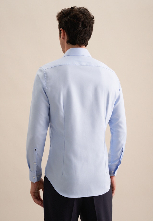 Chemise Business Slim Twill (sergé) Col Kent in Bleu Clair |  Seidensticker Onlineshop