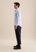 Chemise Business Slim Twill (sergé) Col Kent in Bleu Clair |  Seidensticker Onlineshop