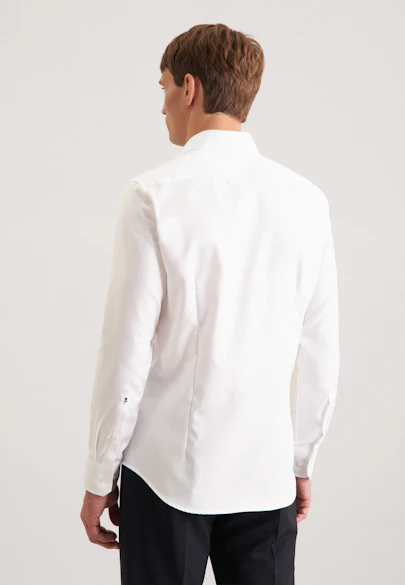 Slim Business Hemd Uni in Weiß |  Seidensticker Onlineshop