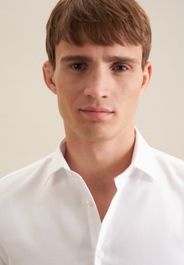 Slim Business Hemd Uni in Weiß |  Seidensticker Onlineshop