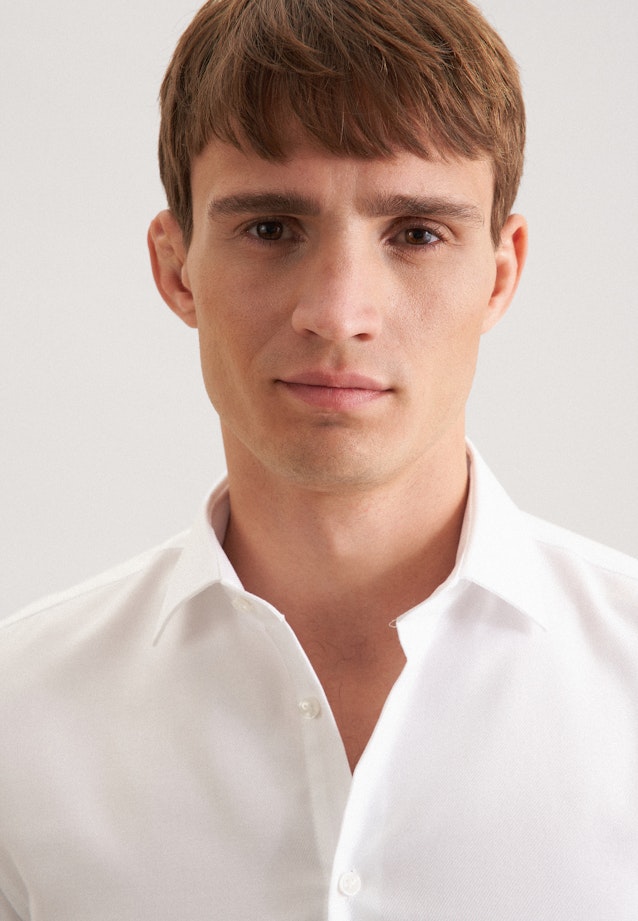 Slim Business Hemd Uni in Weiß |  Seidensticker Onlineshop