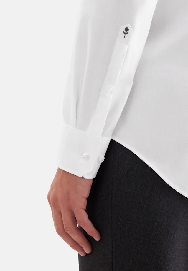Slim Business shirt Uni in White |  Seidensticker Onlineshop