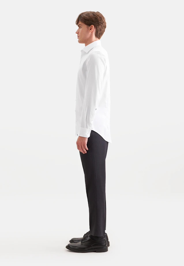 Slim Business shirt Uni in White |  Seidensticker Onlineshop