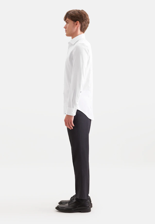 Slim Business shirt Uni in White |  Seidensticker Onlineshop
