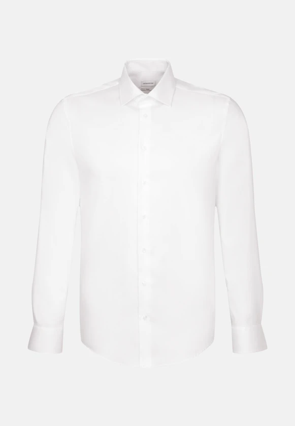 Slim Business shirt Uni in White |  Seidensticker Onlineshop