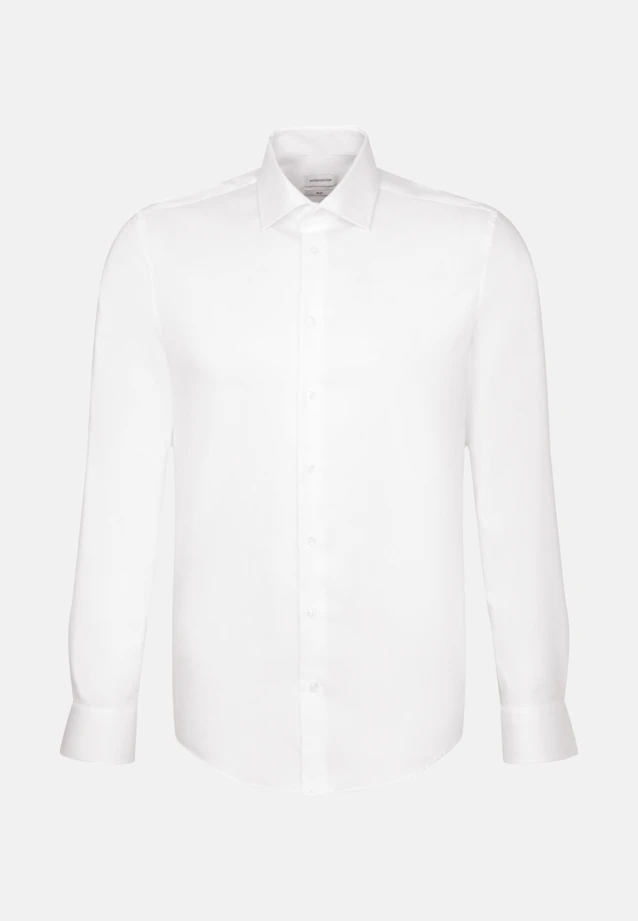 Slim Business shirt Uni in White |  Seidensticker Onlineshop