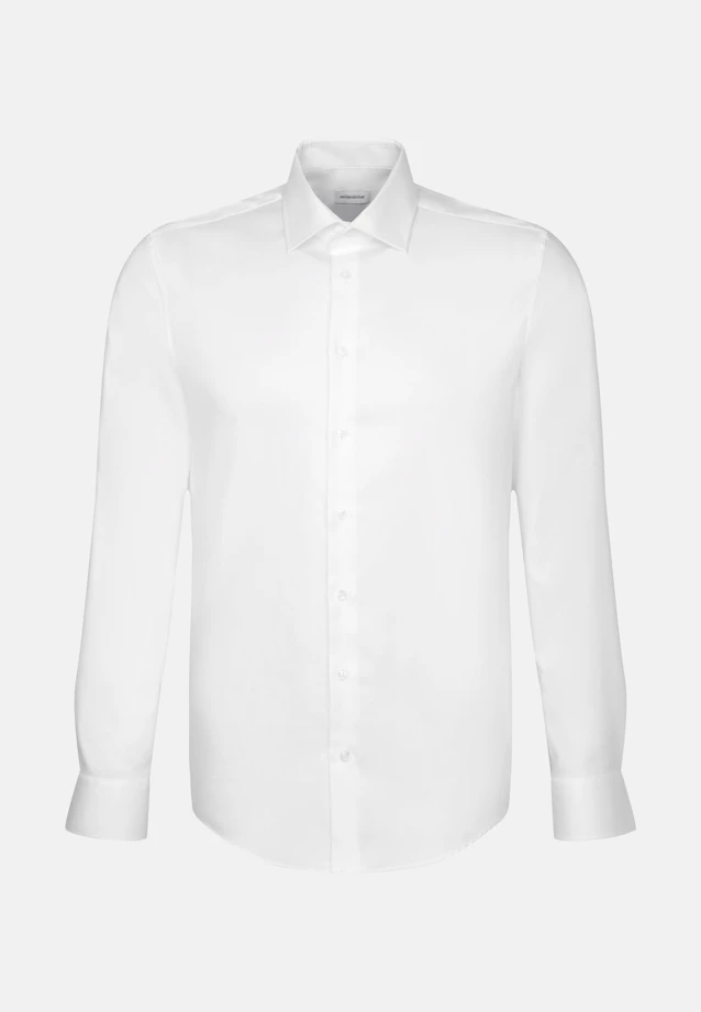 Slim Business shirt Uni in White |  Seidensticker Onlineshop