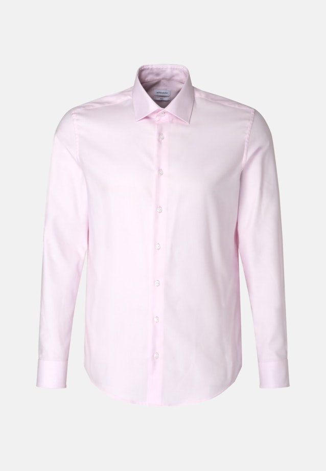 Easy-iron Twill Business Shirt in Slim with Kent-Collar in Pink |  Seidensticker Onlineshop