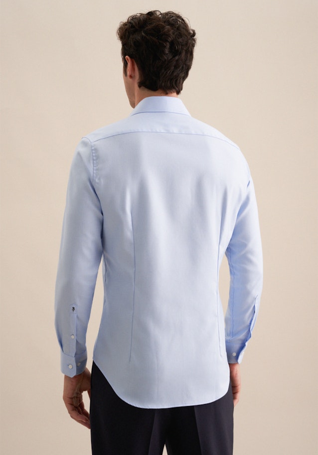 Slim Chemise d'affaires Uni in Bleu Moyen | Seidensticker Onlineshop