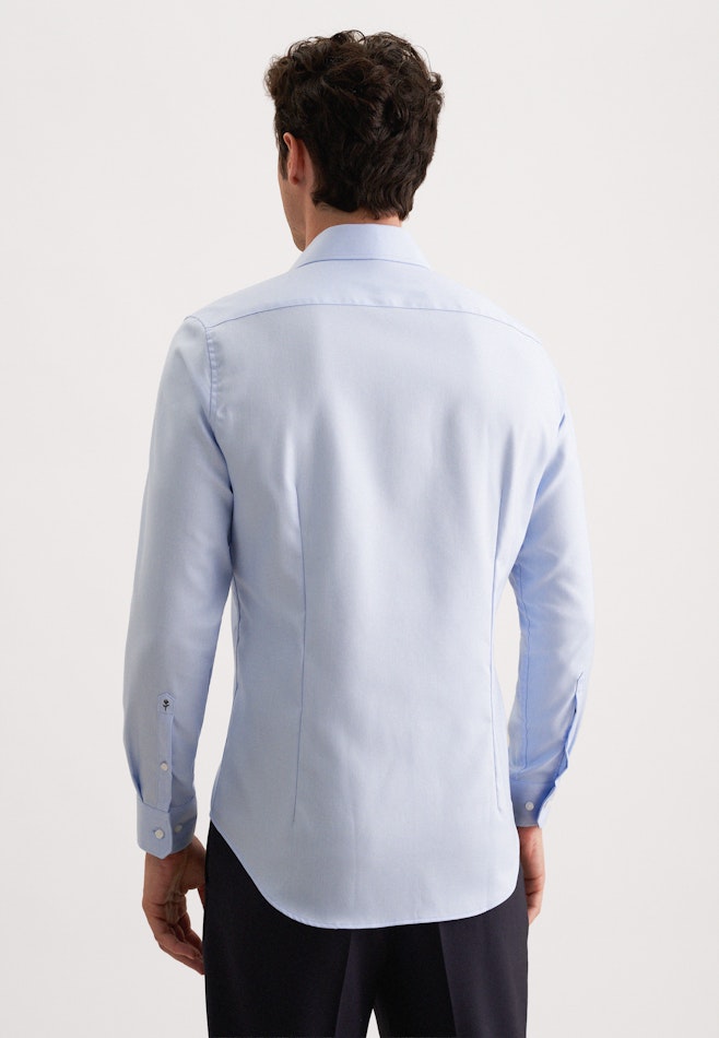Slim Business Hemd Uni in Mittelblau | Seidensticker Onlineshop