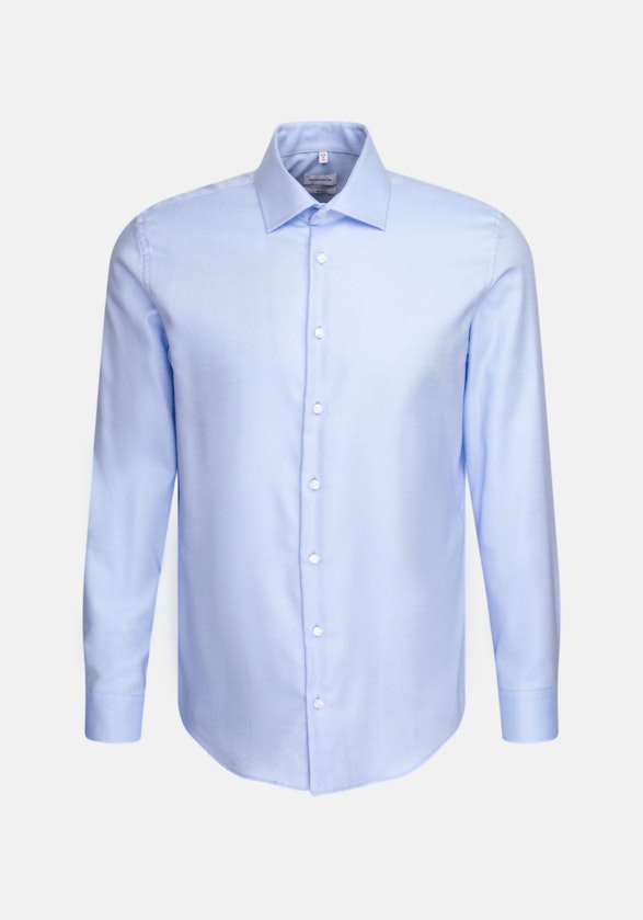Slim Chemise d'affaires Uni in Bleu Moyen | Seidensticker Onlineshop