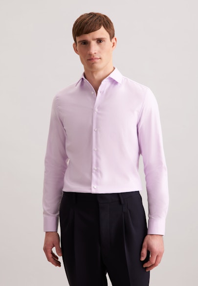 Slim Chemise d'affaires Uni in Rose Fuchsia | Seidensticker Onlineshop