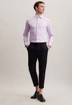 Chemise Business Slim Twill (sergé) Col Kent in Lilas |  Seidensticker Onlineshop