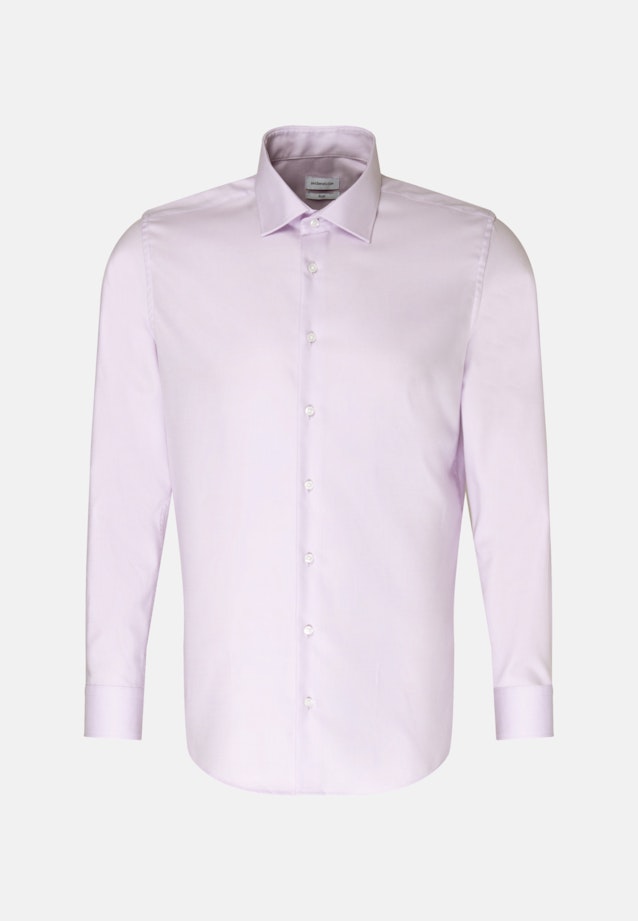 Easy-iron Twill Business Shirt in Slim with Kent-Collar in Purple |  Seidensticker Onlineshop