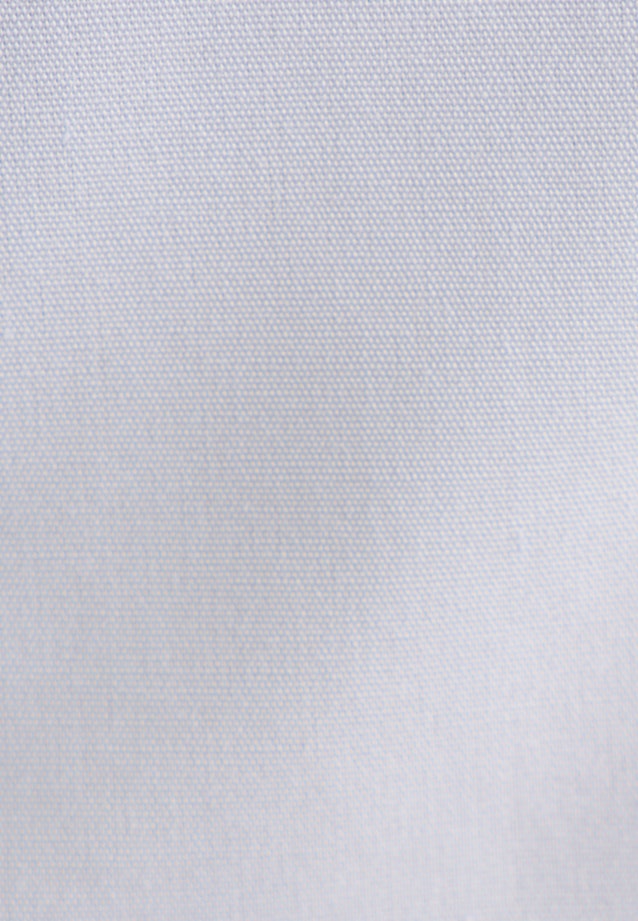 Non-iron korte arm Popeline Shirtblouse in Middelmatig Blauw |  Seidensticker Onlineshop