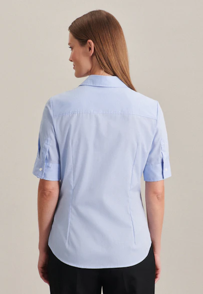 Shirt blouse Uni in Light Blue |  Seidensticker Onlineshop