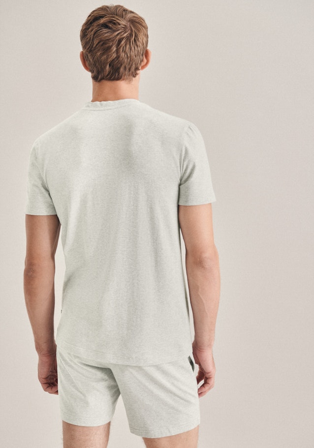 Henley collar Pyjamas in Grey | Seidensticker Onlineshop