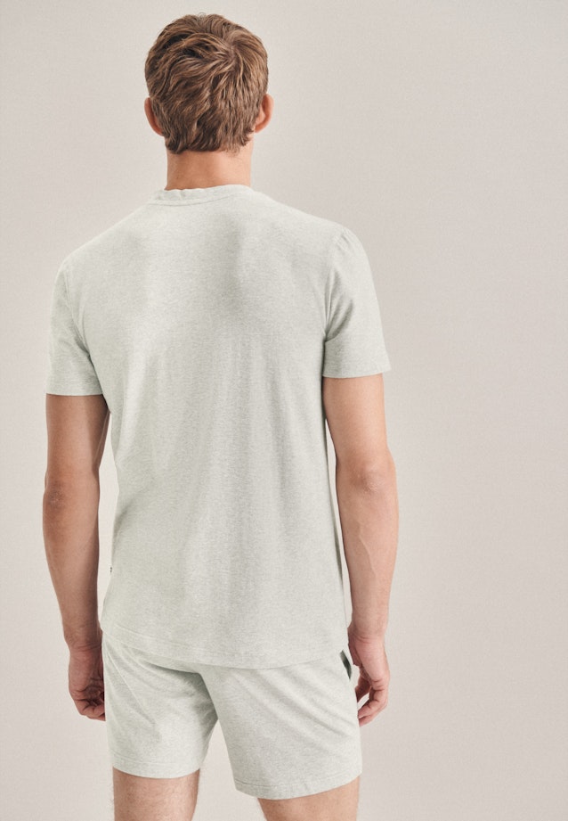 Henley collar Pyjamas in Grey | Seidensticker Onlineshop