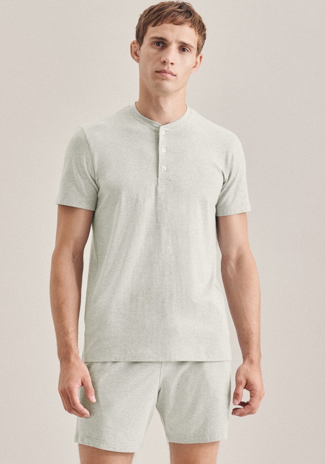 Pyjama aus Baumwollmischung in Grau |  Seidensticker Onlineshop