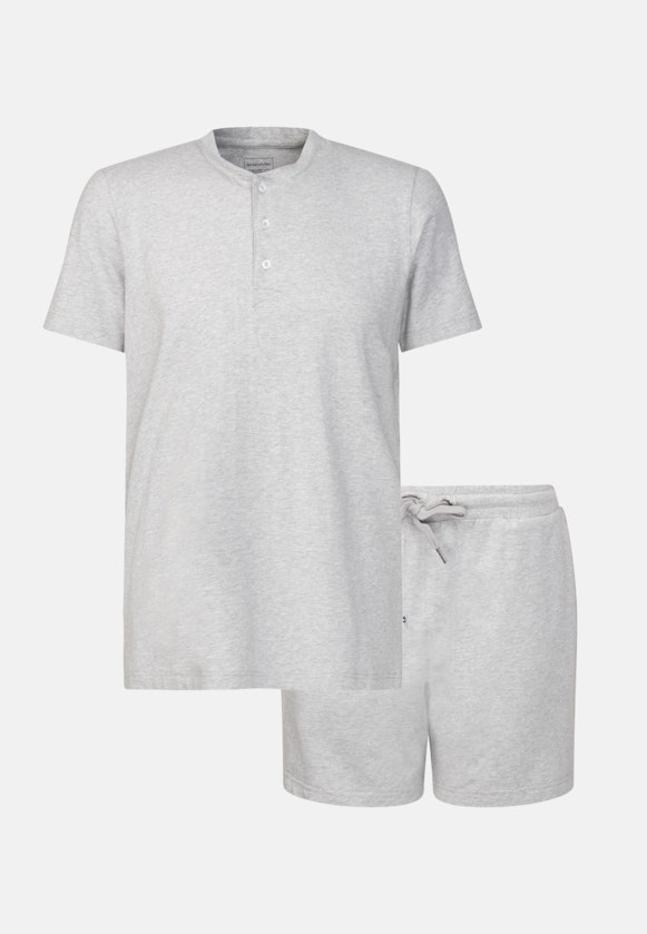 Henley Pyjama Regular in Grau |  Seidensticker Onlineshop