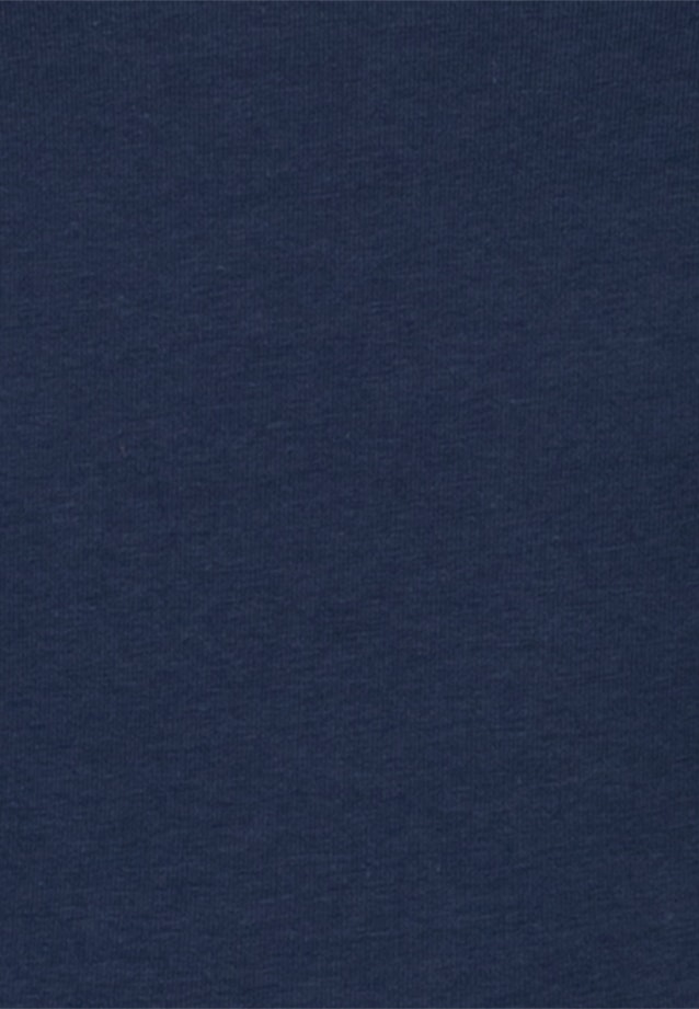 Top Gerader Schnitt (Normal-Fit) Sans Manchon in Bleu Foncé |  Seidensticker Onlineshop