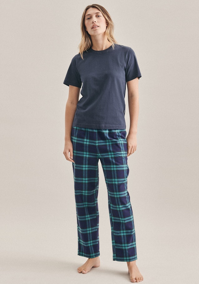 T-Shirt Uni in Bleu Foncé | Seidensticker Onlineshop