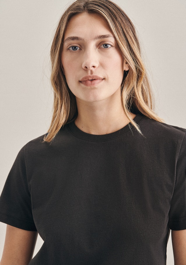 T-Shirt Uni in Noir | Seidensticker Onlineshop