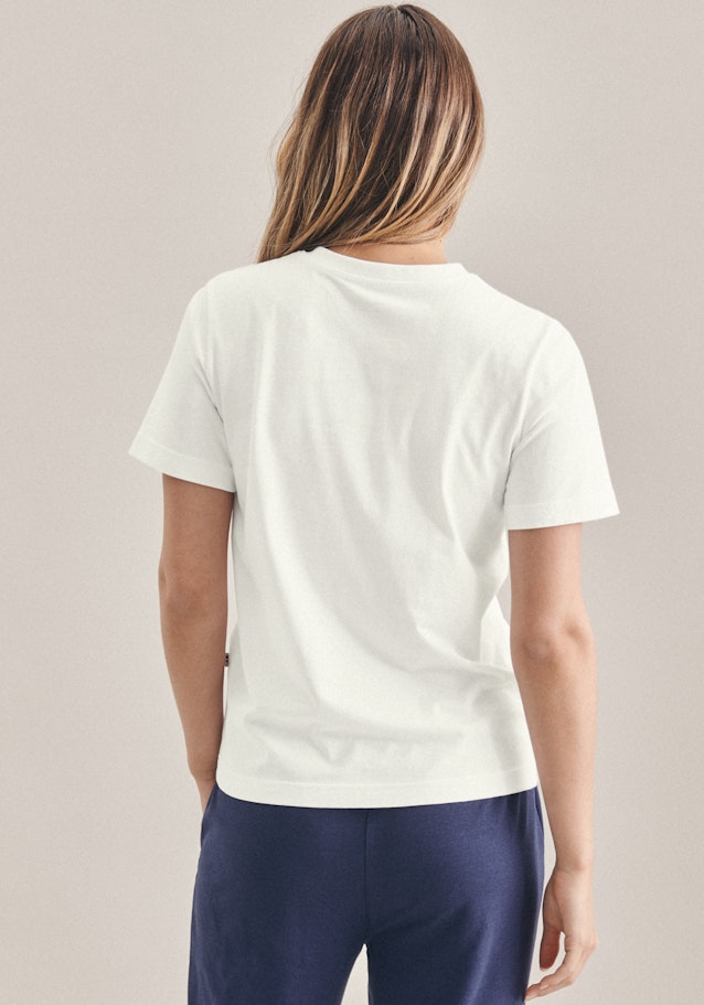 T-Shirt Uni in Weiß | Seidensticker Onlineshop