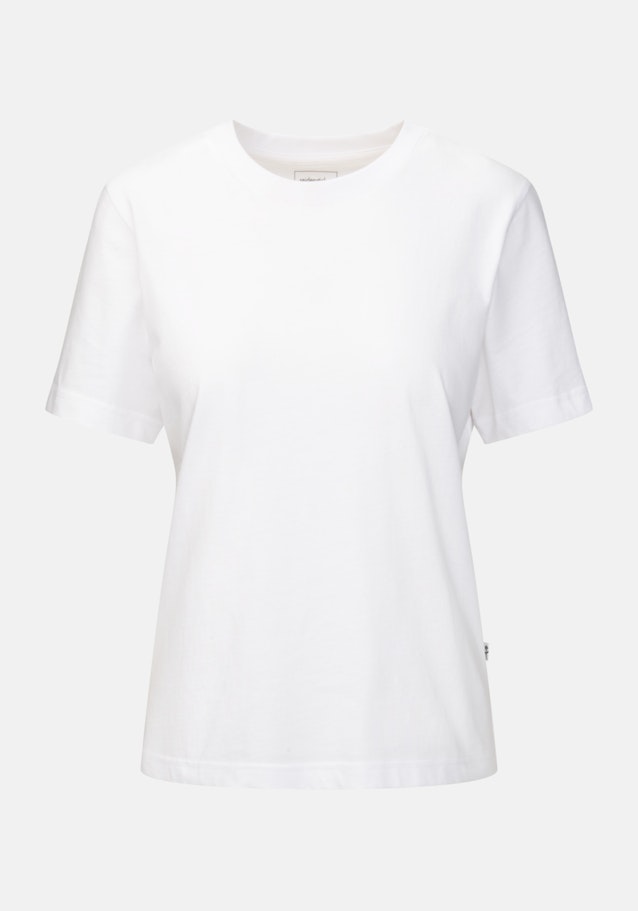 Henley collar T-Shirt in White |  Seidensticker Onlineshop