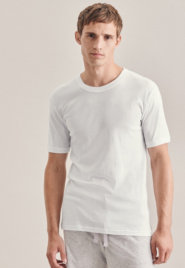 T-Shirt Regular in Weiß |  Seidensticker Onlineshop