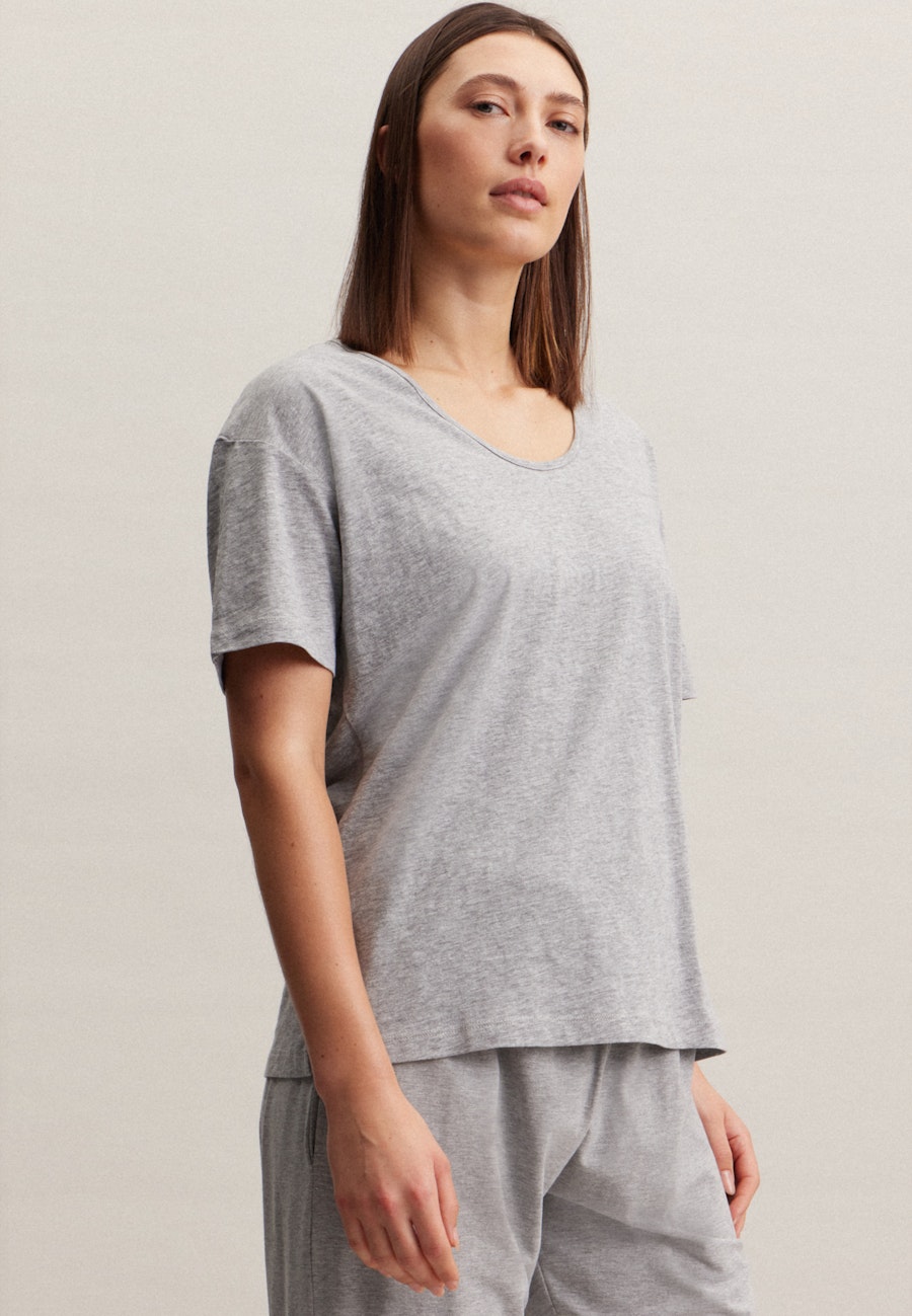 Henley T-Shirt Regular in Grau |  Seidensticker Onlineshop